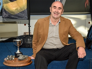 2025 Champion with his trophies